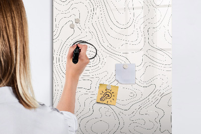 Pizarra borrable de cristal con imanes Una forma creativa de presentar tus fotos
