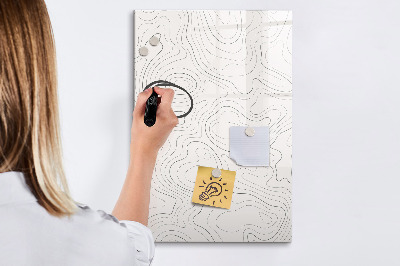 Pizarra borrable de cristal con imanes Una forma creativa de presentar tus fotos