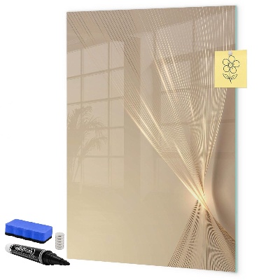 Pizarra magnética de pared con rotulador Tablero de exhibición de fotos moderno