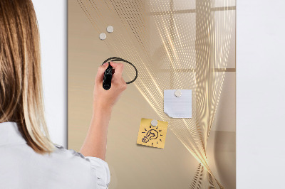 Pizarra magnética de pared con rotulador Tablero de exhibición de fotos moderno