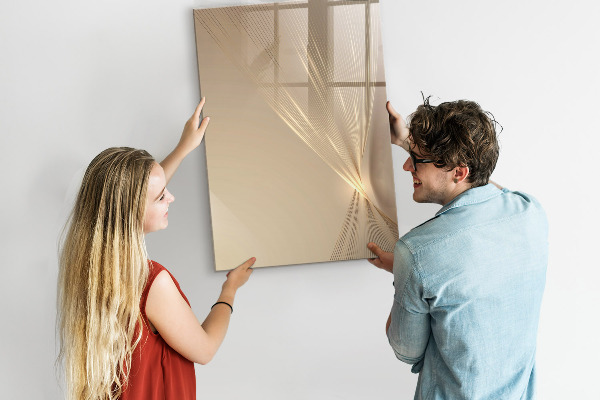 Pizarra magnética de pared con rotulador Tablero de exhibición de fotos moderno