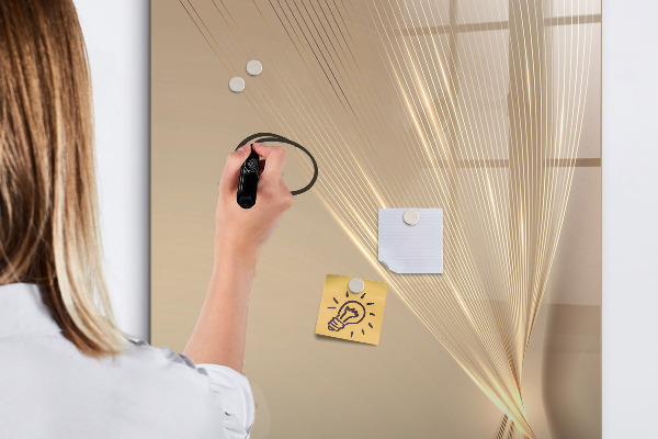 Pizarra magnética de pared con rotulador Tablero de exhibición de fotos moderno