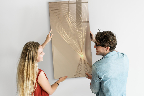 Pizarra magnética de pared con rotulador Tablero de exhibición de fotos moderno