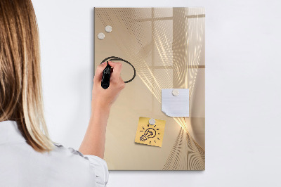 Pizarra magnética de pared con rotulador Tablero de exhibición de fotos moderno
