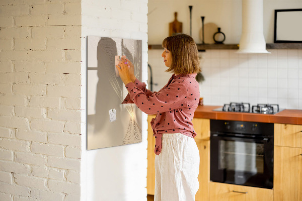 Pizarra magnética de pared con rotulador Tablero de exhibición de fotos moderno