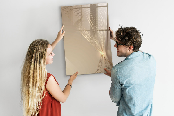 Pizarra magnética de pared con rotulador Tablero de exhibición de fotos moderno