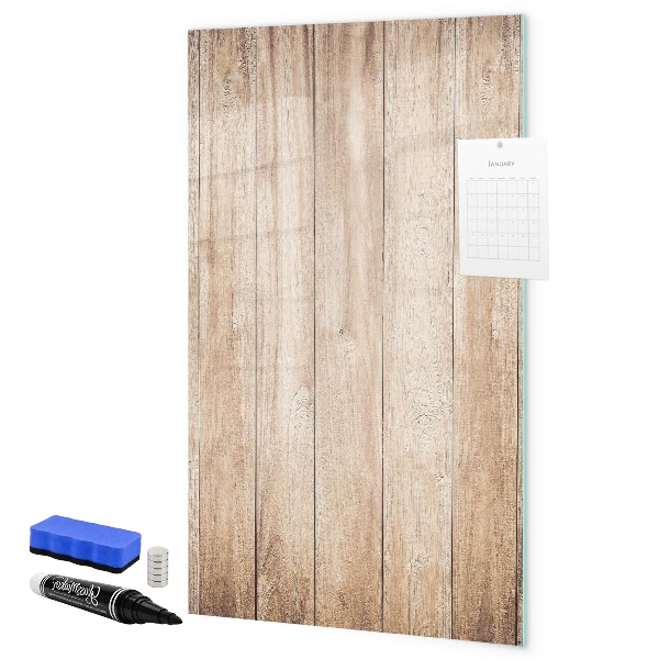Pizarra borrable de cristal con imanes Tablero para fotos y notas