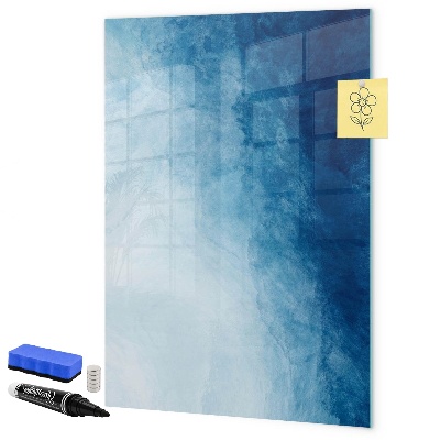 Pizarra borrable de cristal con imanes Tablero magnético para fotos y notas.