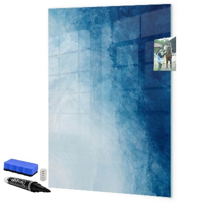 Pizarra borrable de cristal con imanes Tablero magnético para fotos y notas.