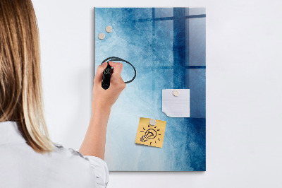 Pizarra borrable de cristal con imanes Tablero magnético para fotos y notas.