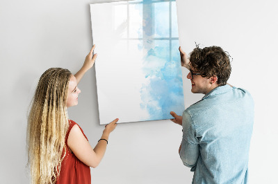 Pizarra borrable de cristal con imanes Tablero de exhibición de fotos creativo