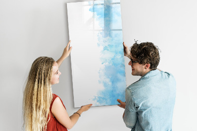 Pizarra borrable de cristal con imanes Tablero de exhibición de fotos creativo