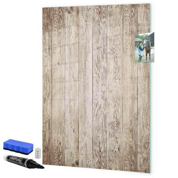 Pizarra magnética de pared con rotulador Organizador de fotos en la pared
