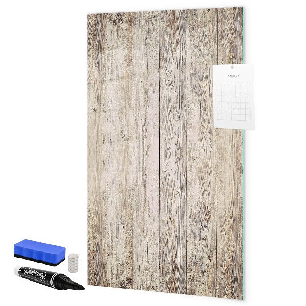 Pizarra magnética de pared con rotulador Organizador de fotos en la pared
