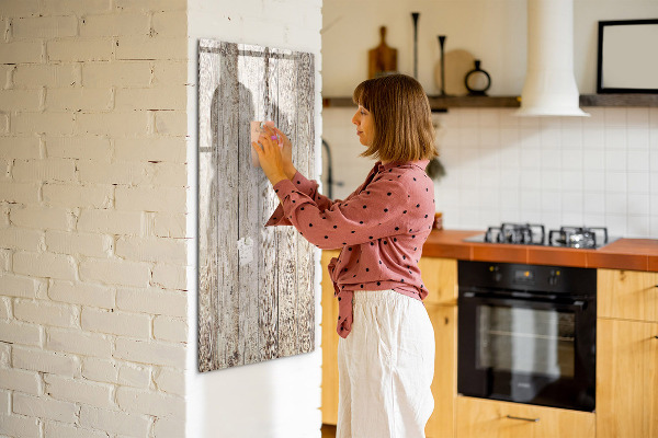 Pizarra magnética de pared con rotulador Organizador de fotos en la pared