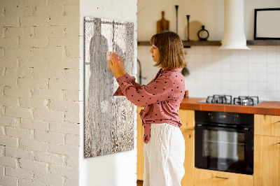 Pizarra magnética de pared con rotulador Organizador de fotos en la pared