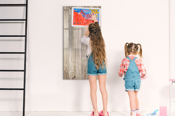 Pizarra magnética de pared con rotulador Organizador de fotos en la pared