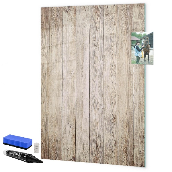 Pizarra magnética de pared con rotulador Organizador de fotos en la pared