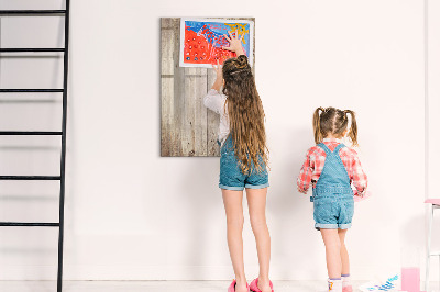 Pizarra magnética de pared con rotulador Organizador de fotos en la pared