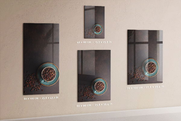 Pizarra magnética de pared con rotulador Motivo floral con espacio para fotos