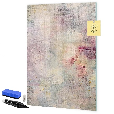 Pizarra borrable de cristal con imanes Tablero creativo para fotos y notas