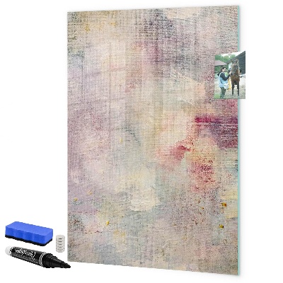 Pizarra borrable de cristal con imanes Tablero creativo para fotos y notas
