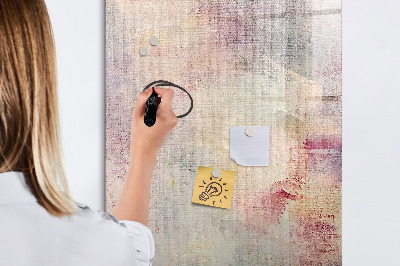 Pizarra borrable de cristal con imanes Tablero creativo para fotos y notas