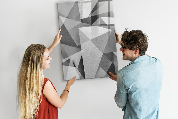 Pizarra magnética de pared con rotulador Tablero moderno para notas y fotos