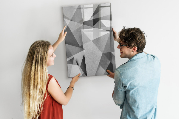 Pizarra magnética de pared con rotulador Tablero moderno para notas y fotos