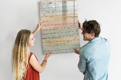 Pizarra magnética de pared con rotulador Tablero elegante para fotos y notas.