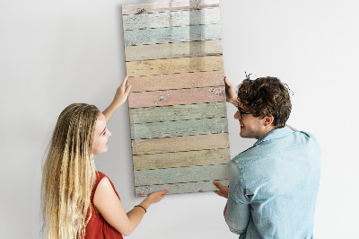 Pizarra magnética de pared con rotulador Tablero elegante para fotos y notas.