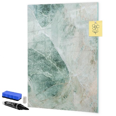 Pizarra borrable de cristal con imanes Tablero magnético para fotos y notas.
