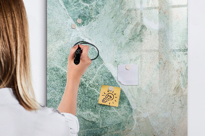 Pizarra borrable de cristal con imanes Tablero magnético para fotos y notas.