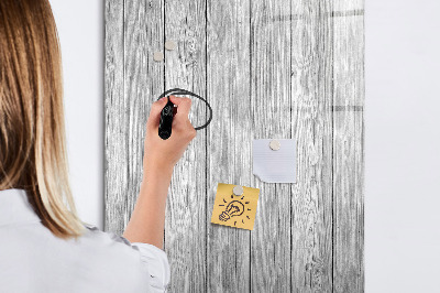 Pizarra borrable de cristal con imanes Tablero elegante para fotos y notas.