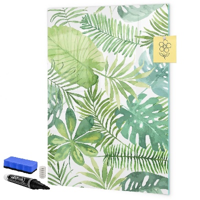 Pizarra magnética de pared con rotulador Pizarra verde con espacio para fotos