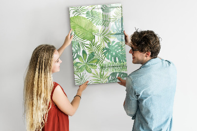 Pizarra magnética de pared con rotulador Pizarra verde con espacio para fotos