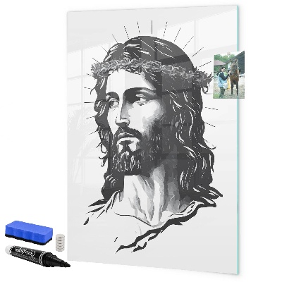 Pizarra borrable de cristal con imanes Inspiraciones con amor y esperanza