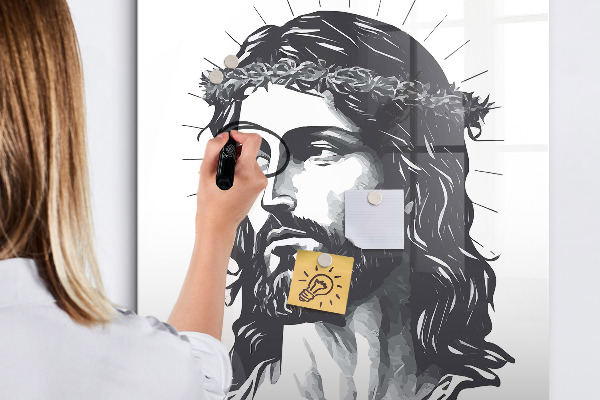 Pizarra borrable de cristal con imanes Inspiraciones con amor y esperanza