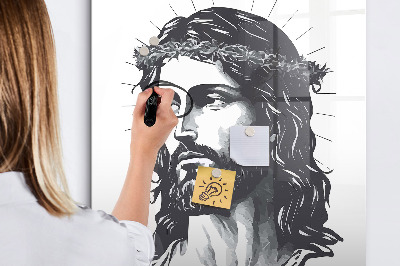 Pizarra borrable de cristal con imanes Inspiraciones con amor y esperanza