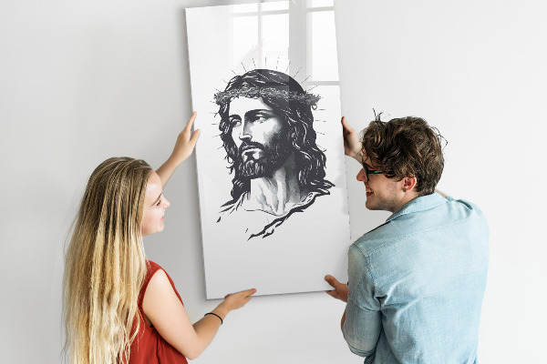 Pizarra borrable de cristal con imanes Inspiraciones con amor y esperanza