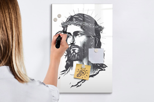 Pizarra borrable de cristal con imanes Inspiraciones con amor y esperanza