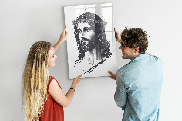 Pizarra borrable de cristal con imanes Inspiraciones con amor y esperanza
