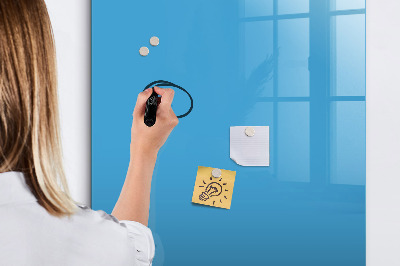 Pizarra magnética de pared con rotulador Un tablero colorido para notas y fotos.