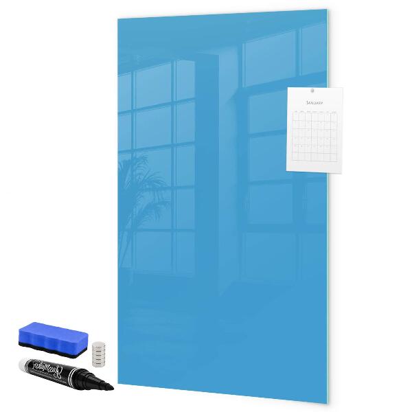 Pizarra magnética de pared con rotulador Un tablero colorido para notas y fotos.