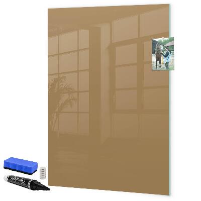 Pizarra borrable de cristal con imanes Un práctico tablero para notas y fotos.