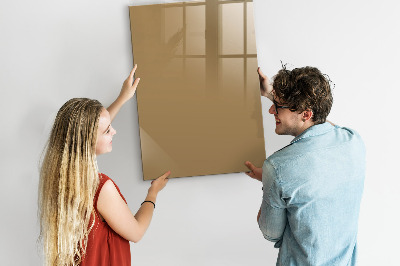 Pizarra borrable de cristal con imanes Un práctico tablero para notas y fotos.