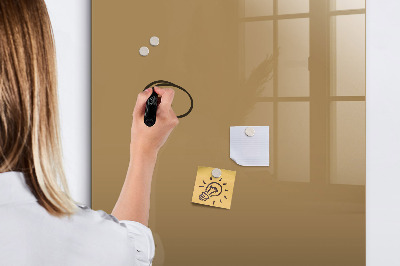 Pizarra borrable de cristal con imanes Un práctico tablero para notas y fotos.