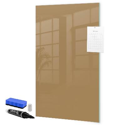 Pizarra borrable de cristal con imanes Un práctico tablero para notas y fotos.