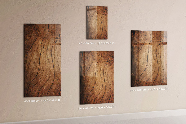 Pizarra borrable de cristal con imanes Un práctico tablero para notas y fotos.