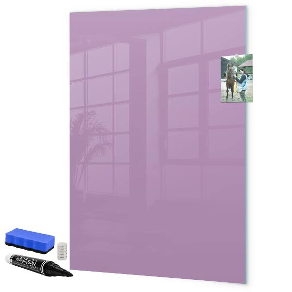 Pizarra magnética de pared con rotulador Un tablero colorido para notas y fotos.